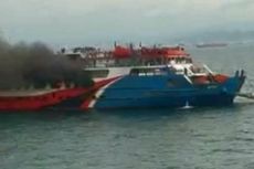 KMP Royce 1 Terbakar di Selat Sunda, Api Diduga Berasal dari Bus Pelat Merah 