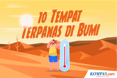 INFOGRAFIK: 10 Tempat Terpanas di Bumi