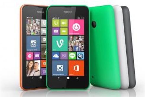 Nokia Rilis Lumia 530, Ponsel WP8 Rp 1 Jutaan