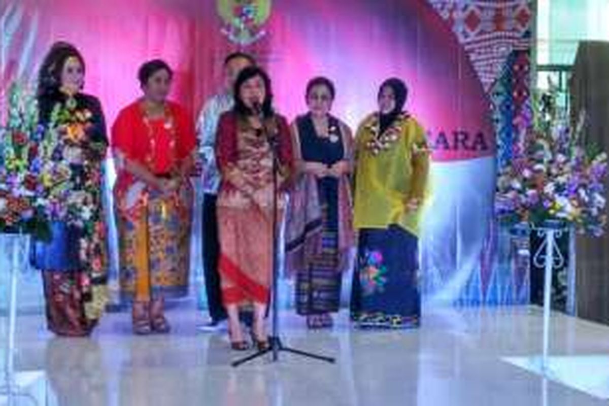 Pameran 'Pesona Kain Etnik Nusantara' di Gedung Smesco Jakarta, Kamis (1/9/2016).