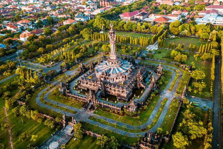 Bajra Sandhi Monument di Denpasar, Bali. 