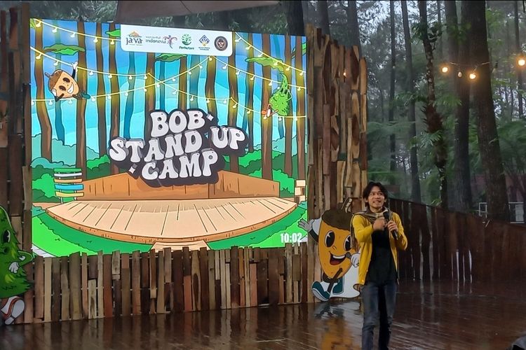 Badan Pelaksana Otorita Borobudur (BPOB) menggelar event BOB Stand Up Comedy Camp 2023 di De’Loano Glamping, Borobudur Highland, Desa Sedayu, Kecamatan Loano, Kabupaten Purworejo, Jawa Tengah, Minggu (10/12/2023).