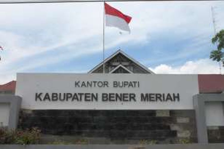 Halaman Depan Kantor Bupati Bener Meriah, Aceh.