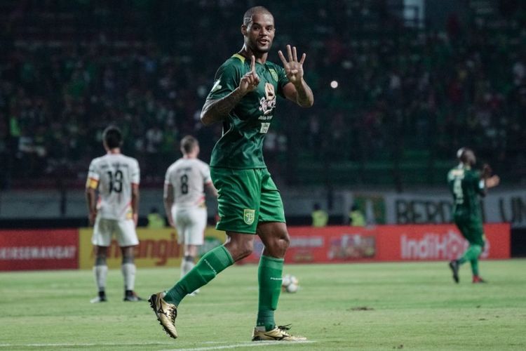 Penyerang Persebaya Surabaya, David da Silva.