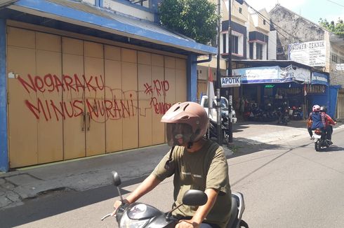 Vandalisme Kritik Pemerintah soal Penanganan Covid-19 Muncul di Solo, Warga: Aksinya Malam-malam