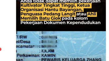Daftar Lengkap 99 Pekerjaan yang Boleh Dicantumkan di KTP dan KK, Apa Saja?