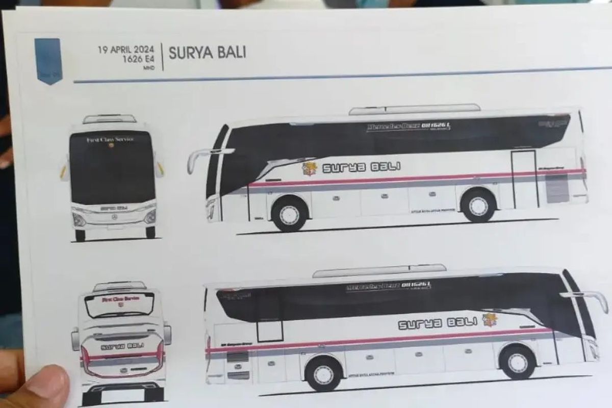 Calon bus baru Surya Bali