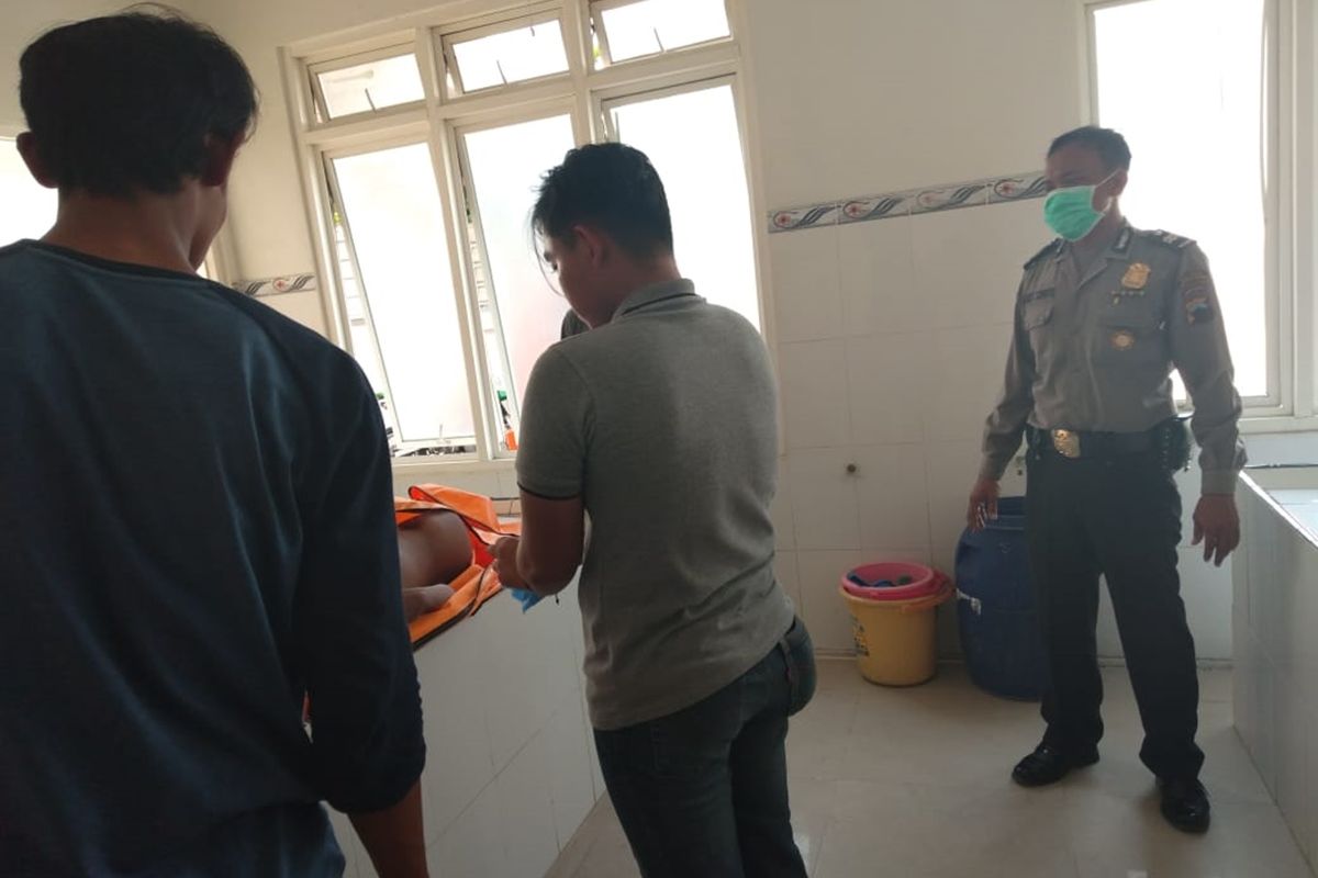 Jasad Elisa saat di RSUD dr Soedjati Purwodadi, Grobogan, Jateng, Senin (9/12/2019) pagi