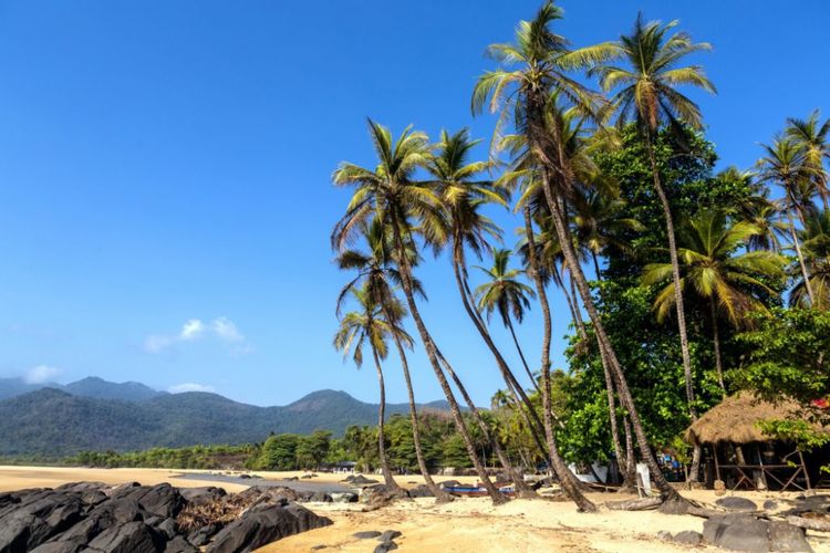 Pantai Bureh di Sierra Leone. 