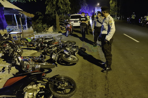 Usut Dugaan Balap Liar di Jalan Sudirman, 10 Motor Diamankan, Pemiliknya Diperiksa