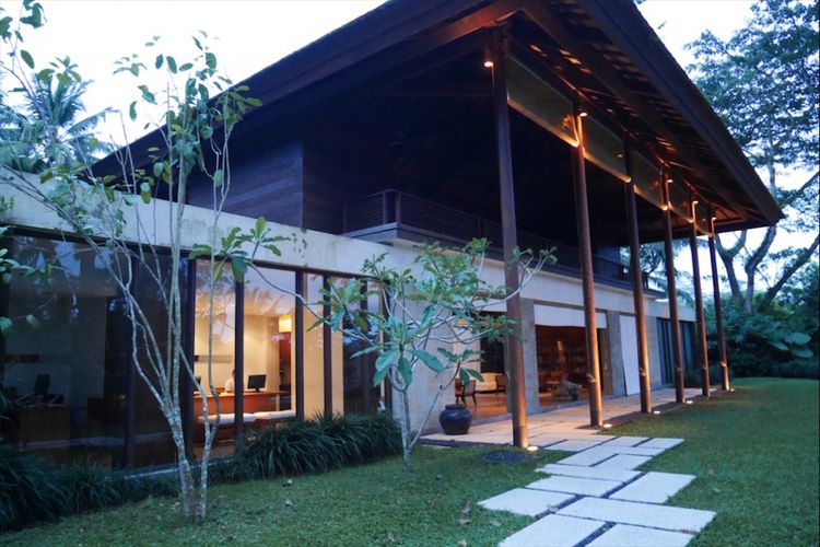 Gedung fasilitas wellness programm di Como Shambala Estate, Ubud, Bali, Jumat (15/12/2017).