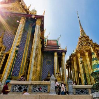 Grand Palace di Bangkok, Thailand.