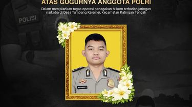 Gugur dalam Operasi Narkoba di Katingan, Bripda Nopandri Naik Pangkat Jadi Briptu Anumerta