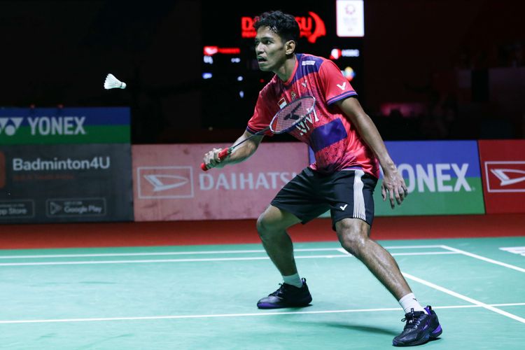 Pebulutangkis tunggal putra Indonesia, Chico Aura Dwi Wardoyo. Chico akan melawan Viktor Axelsen (Denmark) pada babak pertama Swiss Open 2023. (foto stok)