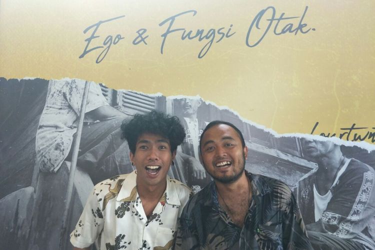 Fourtwnty meluncurkan album Ego & Fungsi Otak di kawasan Cilandak, Jakarta Selatan, Jumat (20/4/2018).