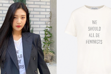 Joy Red Velvet Tuai Kontroversi Usai Kenakan Kaus Berbau Feminisme