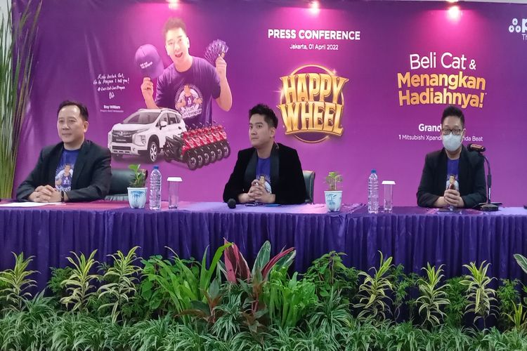 Konferensi pers promo konsumen Happy Wheel 2022 PT Propan Raya