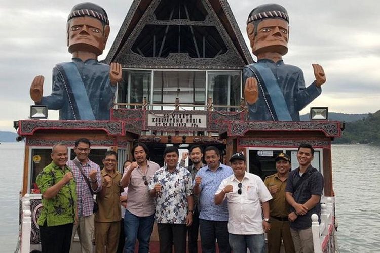 Kemenpar melakukan site visit bersama calon investor di Danau Aek Natonang