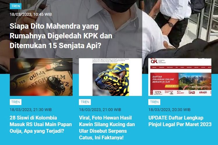 Populer Tren sepanjang Jumat (19/3/2023): profil Dito Mahendra yang rumahnya digeledah KPK dan warganet yang menyoroti harga tiket KA serta layanannya