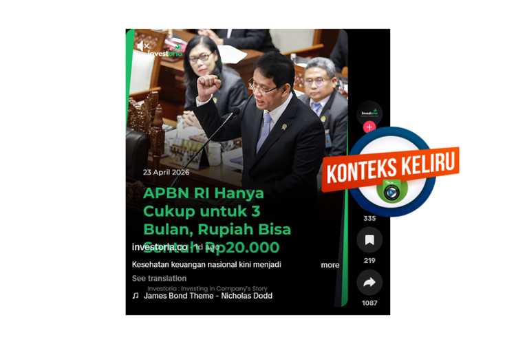 INFOGRAFIK: Kemenkeu Bantah APBN Hanya Cukup untuk 3 Bulan ke Depan