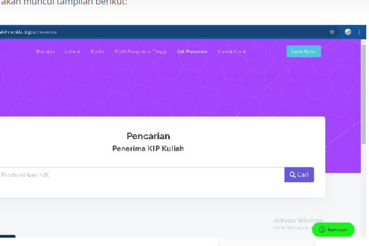 Cara Cek Mahasiswa Penerima KIP Kuliah, Klik kip-kuliah.kemdikbud.go.id