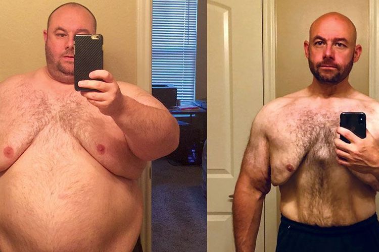 Stephen Ringo, pria yang berhasil menurunkan berat badan hingga sekitar 100kg.