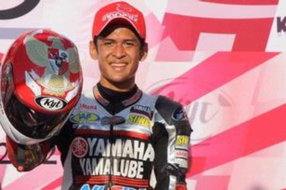 Pebalap Yamaha, Rafid Topan.