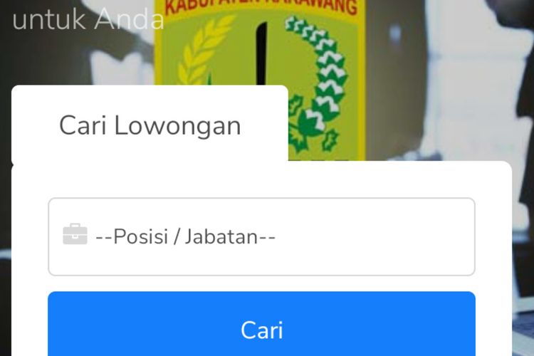 Pemkab Karawang Luncurkan Info Lowongan Kerja Online Halaman All Kompas Com