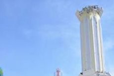 Setahun Diresmikan, Menara Masjid Agung Parepare Roboh
