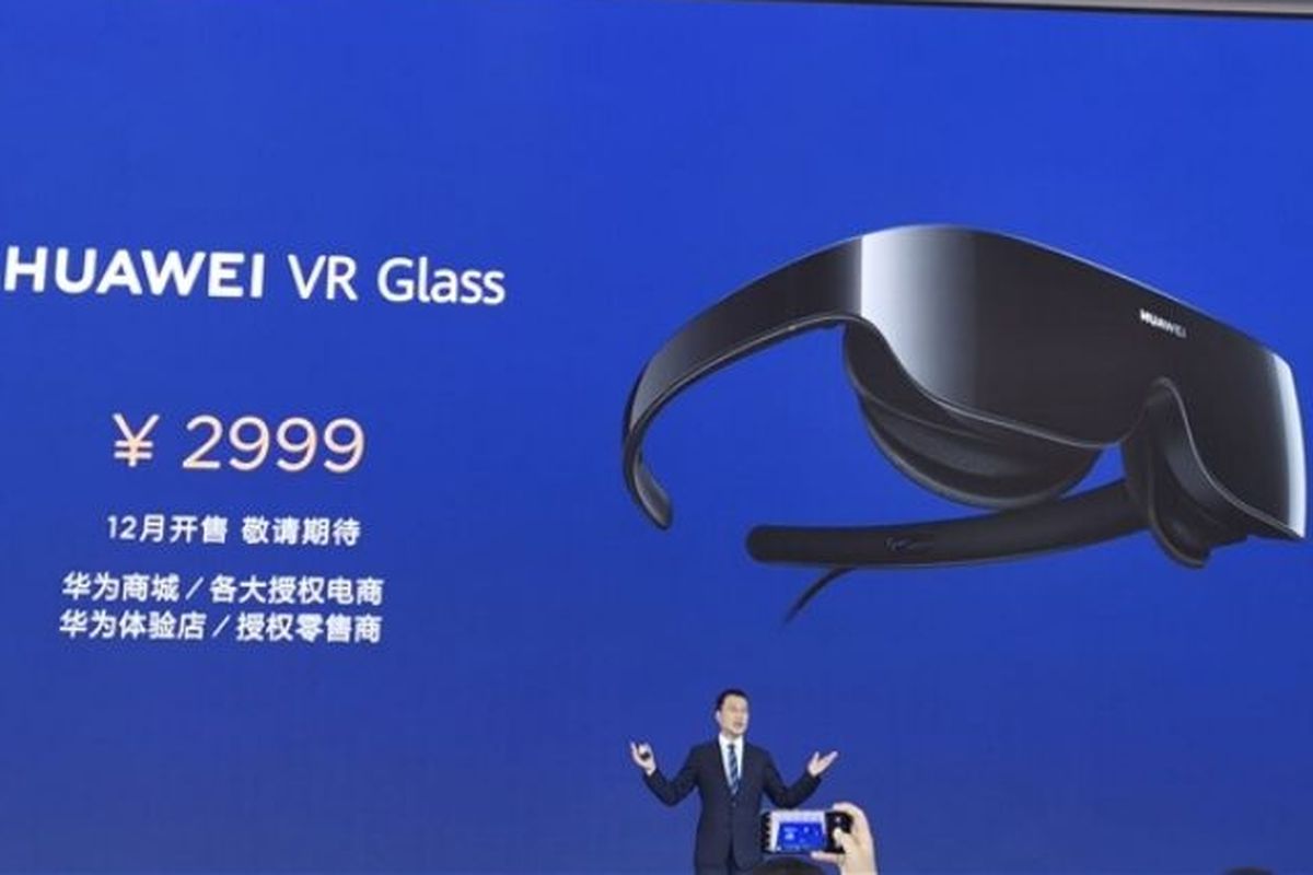 Huawei merilis kacamata VR yang bisa dilipat. 