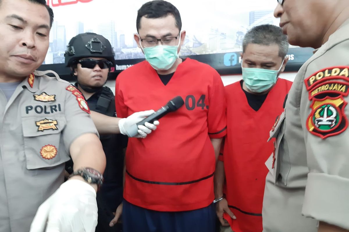 Wakapolres Metro Jakarta Pusat AKBP Susatyo Purnomo Chondro saat konferensi pers pengungkapan kasus peredaran narkoba di Polres Jakarta Pusat, Kamis (28/11/2019)