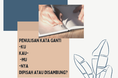 Penulisan Kata Ganti -Ku, Kau-, -Mu, dan -Nya, Dipisah atau Disambung?