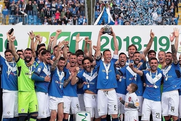 Brescia memastikan gelar Serie B 2018-2019