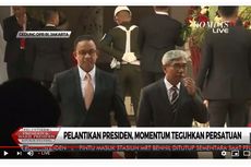 Gubernur Anies Hadiri Pelantikan Jokowi-Ma'ruf