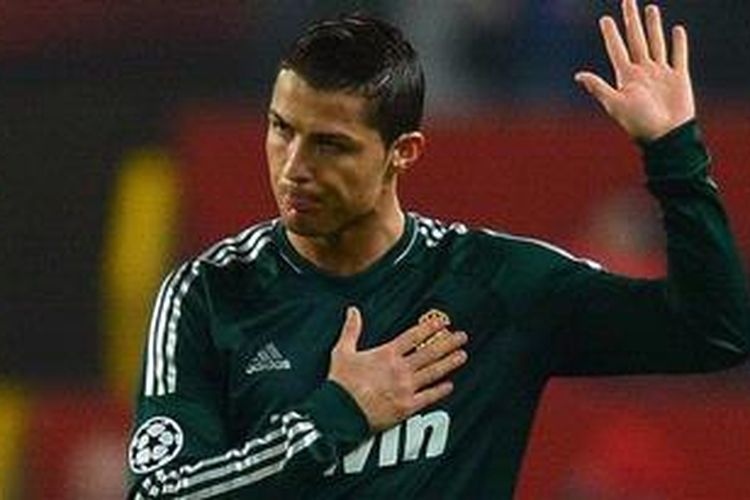 Penyerang sayap Real Madrid, Cristiano Ronaldo.