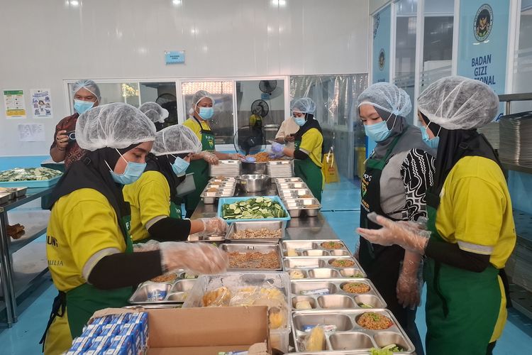 Dapur MBG pada SPPG Kebongunung Loano, Kabupaten Purworejo pada Jumat (17/10/2025). 