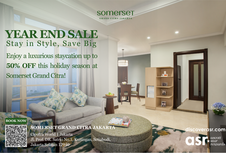 Somerset Grand Citra Jakarta Ajak Tamu Menikmati Pesona Urban Jakarta dengan Penawaran Spesial Akhir Tahun