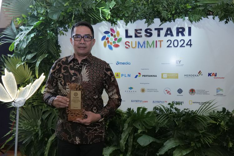 Wali Kota Samarinda Andi Harun ditemui usai menerima penghargaan dari Lestari Awards 2024, Rabu (21/8/2024).