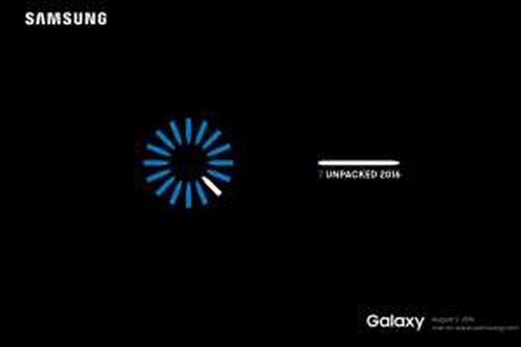 Undangan peluncuran Samsung Galaxy Note 7