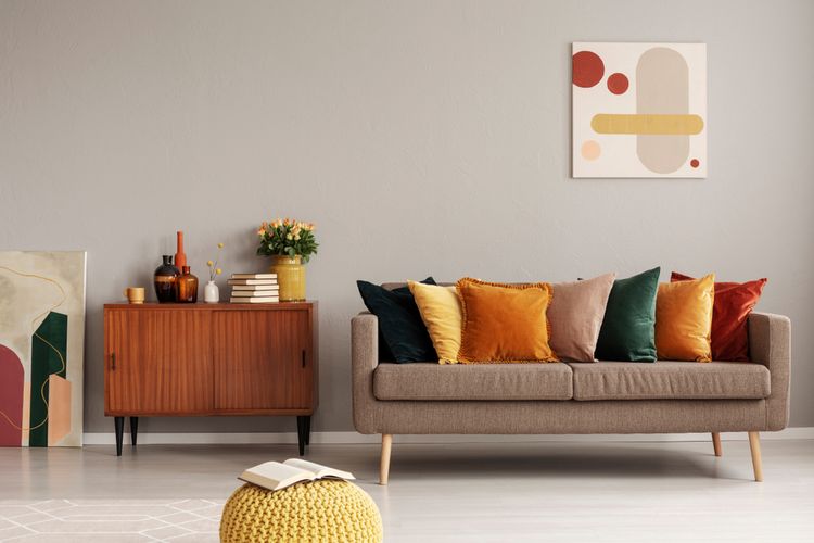 Ilustrasi sofa ruangan