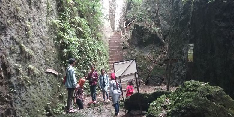 Tempat wisata Goa Kiskendo di Kendal, Jawa Tengah, Sabtu (10/3/2018).