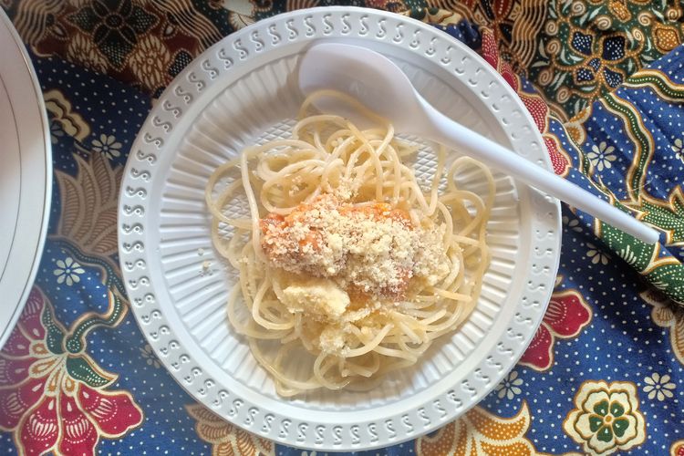 Spaghetti saus tempe memiliki rasa tak jauh berbeda dari spaghetti bolognese biasa