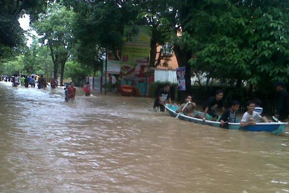 Ilustrasi banjir