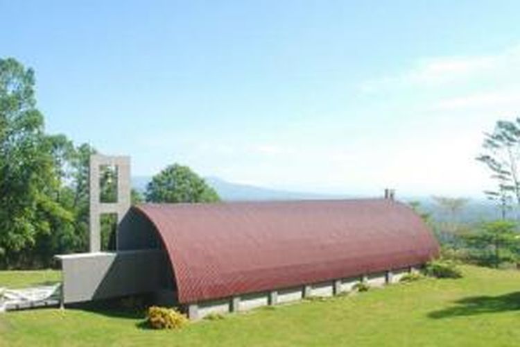 Bukit Doa di Kota Tomohon, Sulawesi Utara.