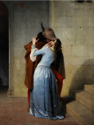 The Kiss (1859) by Francesco Hayez