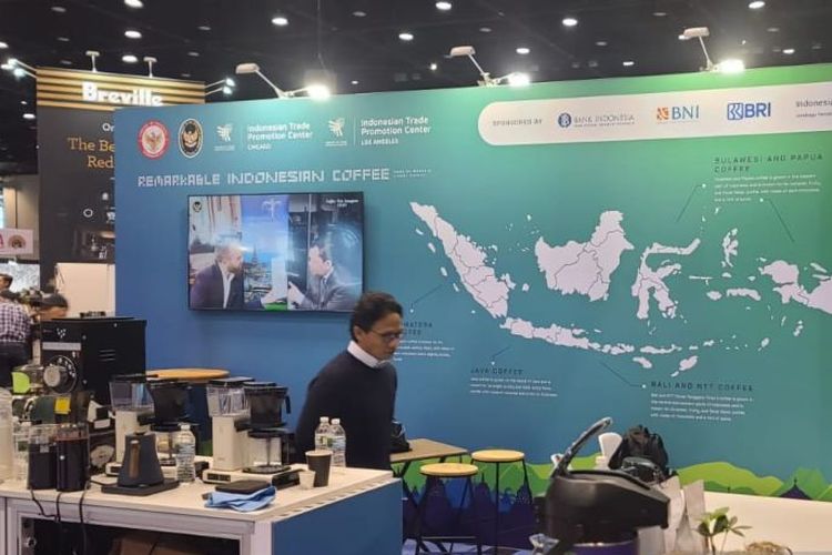 PT Bank Negara Indonesia (Persero) atau BNI membawa usaha mikro, kecil, dan menengah (UMKM) kopi binaan BNI Xpora ke pasar Amerika Serikat melalui gelaran Specialty Coffee Expo 2024. (ANTARA/HO-BNI)