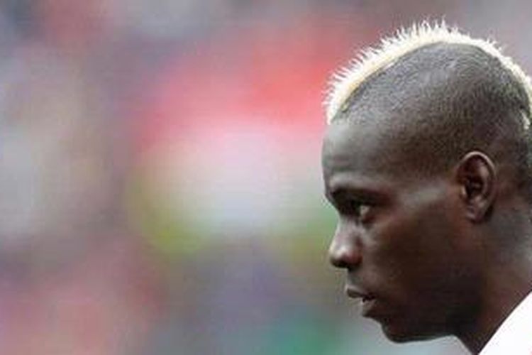 Penyerang AC Milan, Mario Balotelli.