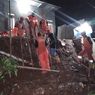 Hujan Deras, Tanah di Depan Rumah Warga Lenteng Agung Longsor