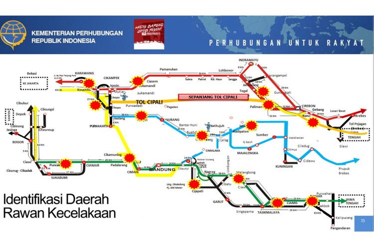 Identifikasi daerah rawan kecelakaan.