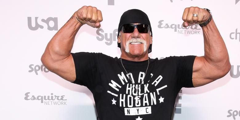 Hulk Hogan saat menghadiri 2015 NBCUniversal Cable Entertainment Upfront di The Jacob K. Javits Convention Center in New York City, pada 13 Mei 2015.